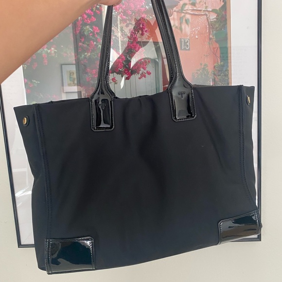 Tory Burch ELLA  PATENT SMALL TOTE BAG - Picture 4 of 9